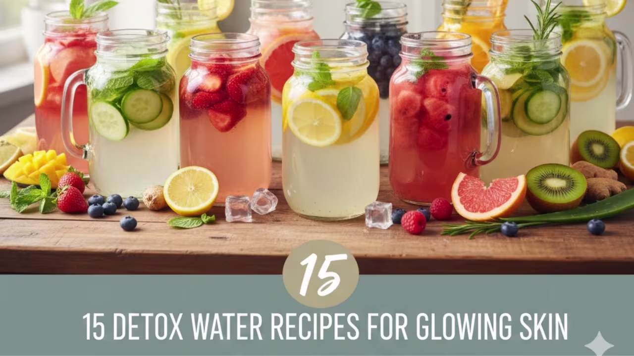 15 Detox Water Recipes for Glowing Skin